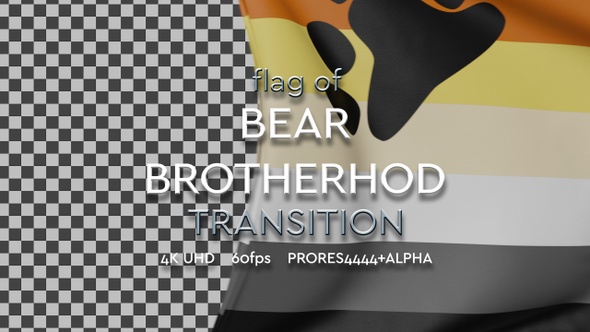 Flag of Bear Brotherhood Transition | UHD | 60fps