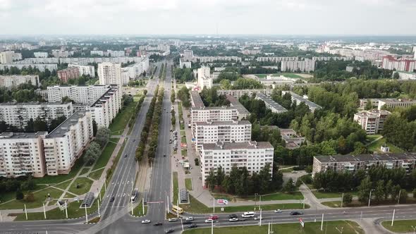 Moscow Avenue In The City Of Vitebsk 08