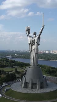 Motherland Monument in Kyiv Ukraine