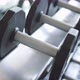 Female Hand Taking Dumbbell in Gym. Sport Bodybuilding Weight Loss Motivation Concept Slowmotion - VideoHive Item for Sale