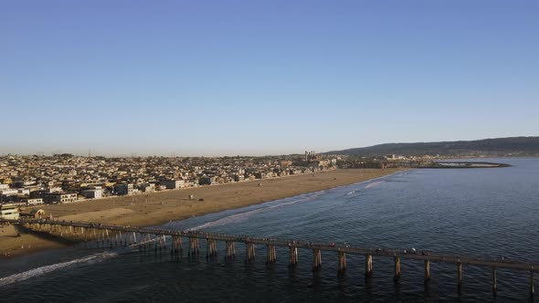 Hermosa Beach Pier in Los Angeles CA