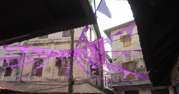 Beautiful Narrow Streets of Stone Town in Zanzibar