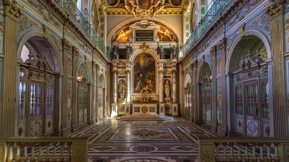 Interiors and Architectural Details of the Chateau De Fontainebleau Timelapse Hyperlapse in