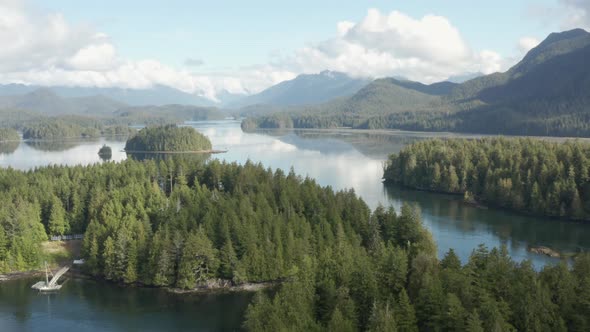 Tofino Daytime Drone Flight in Clayoquot Sound