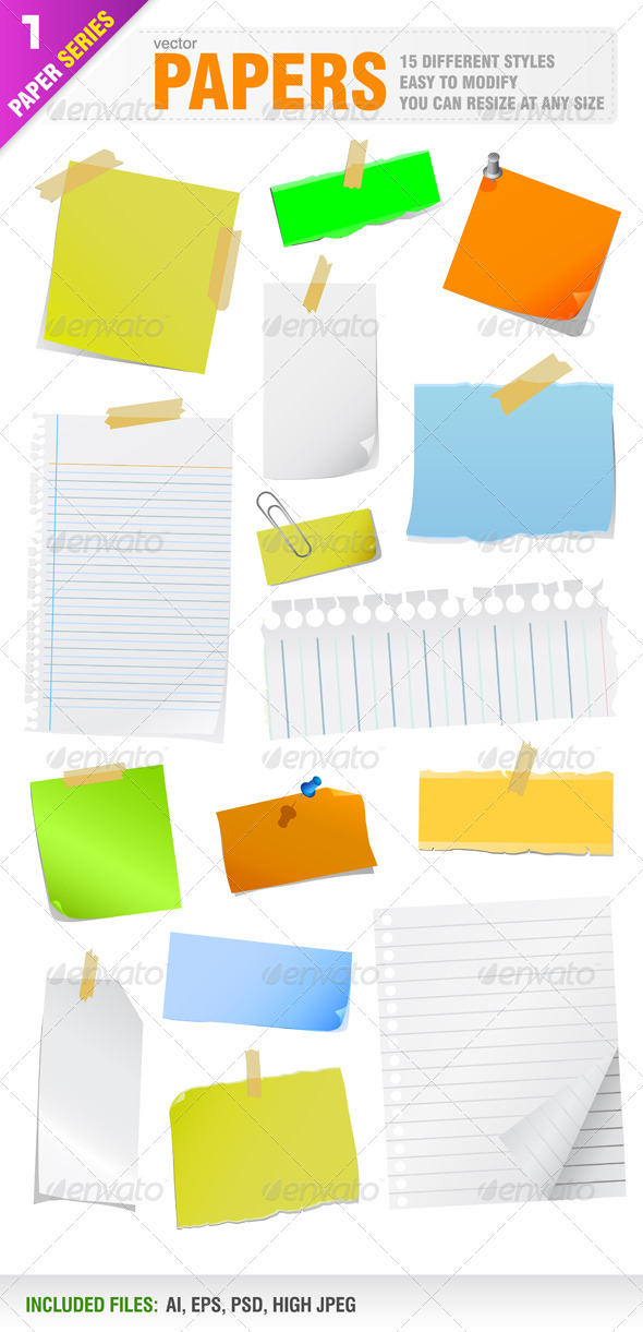 Note Graphics, Designs & Templates | GraphicRiver