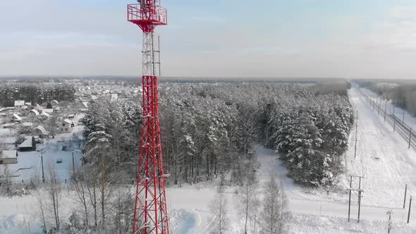 4g and 5g Antenna in Rural Areas in Winter