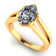 Bianco Marquise Diamond Ring - 3DOcean Item for Sale