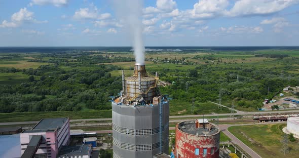 Harmful Emissions From A Chemical Plant