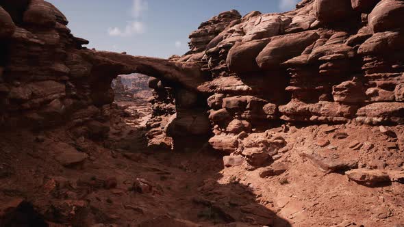 Red Stone Arch in Grand Canyon Park