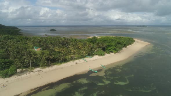 Seascape with Beach and Sea. Philippines, Luzon.