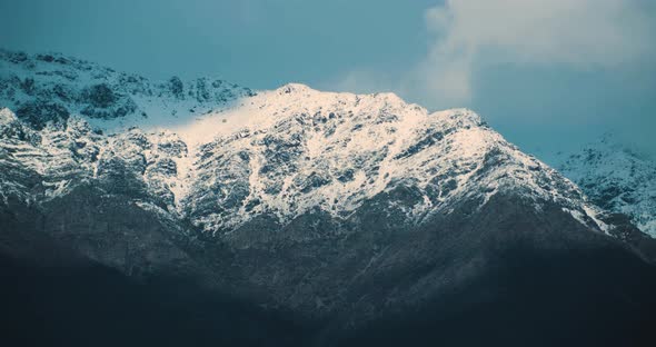 Clouds Shadows In The Mountain