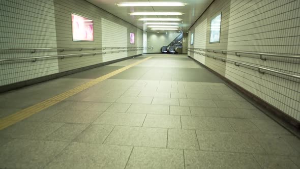 underground train metro tokyo tunnel