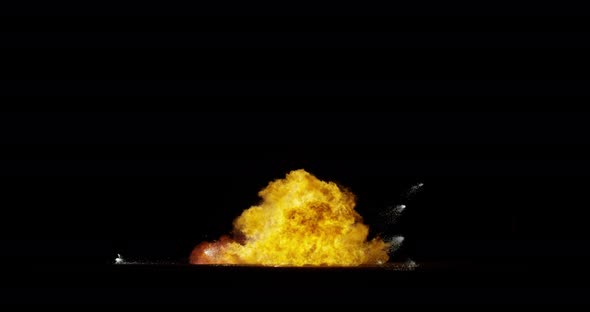 4K Explosion Sparks Splashing Special Effects Video 10