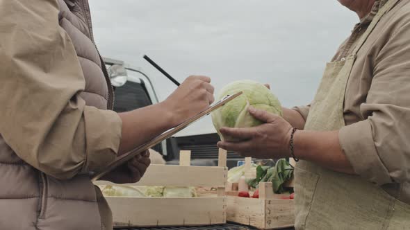 Checking Quality Of Vegetables