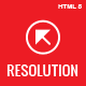 Resolution Responsive HTML5 template - ThemeForest Item for Sale
