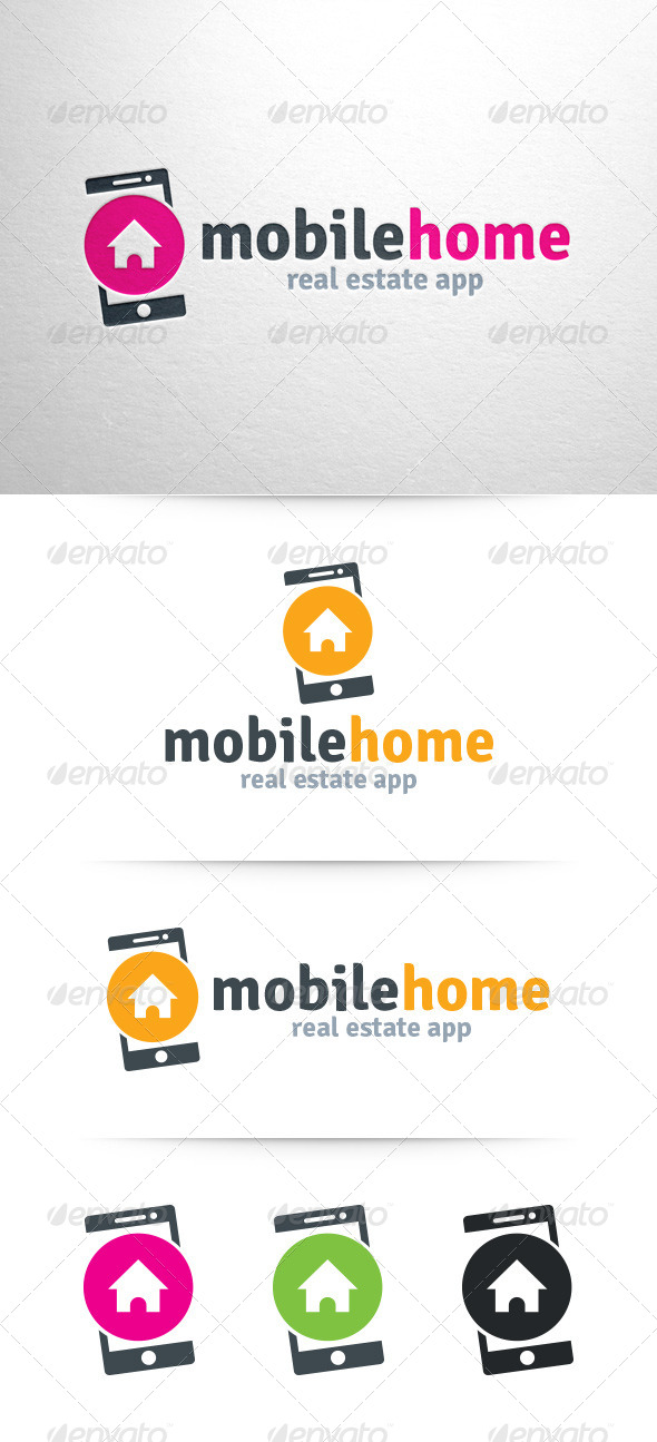 Mobile Home Logo Template