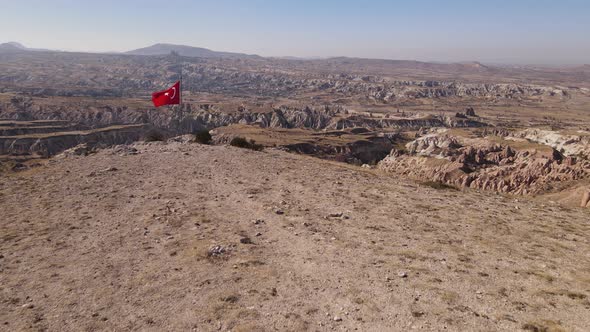 Aerial View Cappadocia Landscape