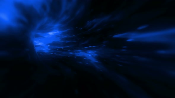 Blue Space Tunnel