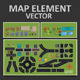 Map Elements - GraphicRiver Item for Sale