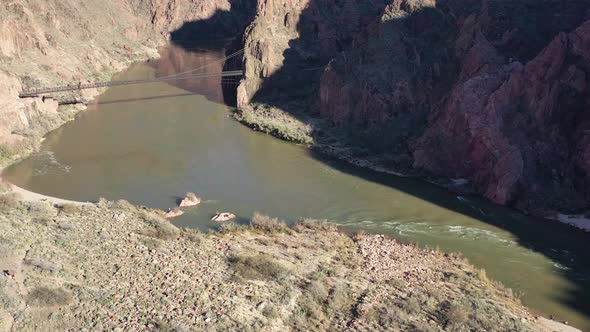 Colorado River Long Aerial Pan