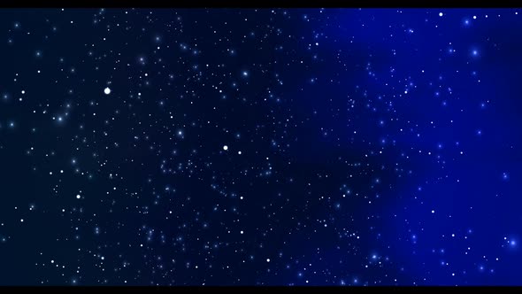 Blue Star Field Motion Background