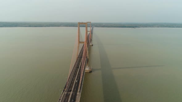 Suspension Cable Bridge in Surabaya