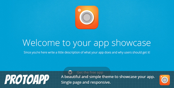 ProtoApp - Responsive Single Page App Showcase