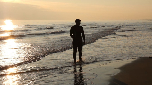 Swimmer on  the Coast alt