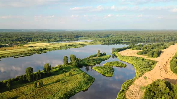 Western Dvina River Near The Villages Of Belikovo And Khotolya 20