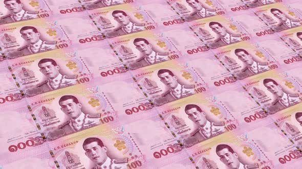 Thailand Money / 100 Thai  Baht 4K