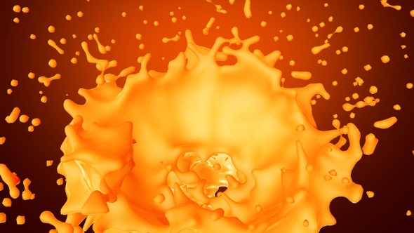 Big Orange Juice Splash