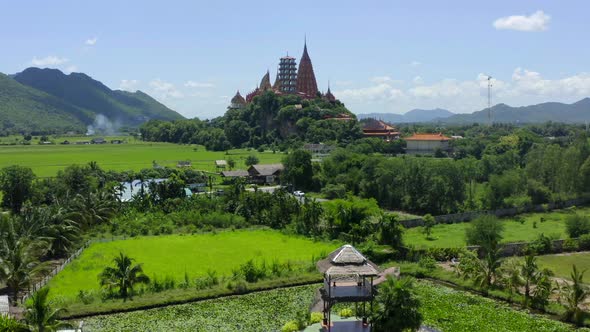 Wat Tham Khao Noi and Wat Tham Sua in Kanchanaburi Thailand