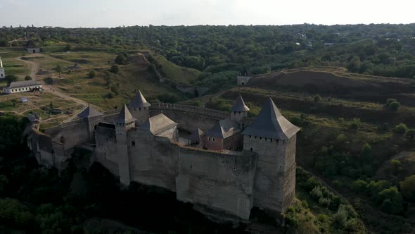 Beautiful Old Khotyn Castle