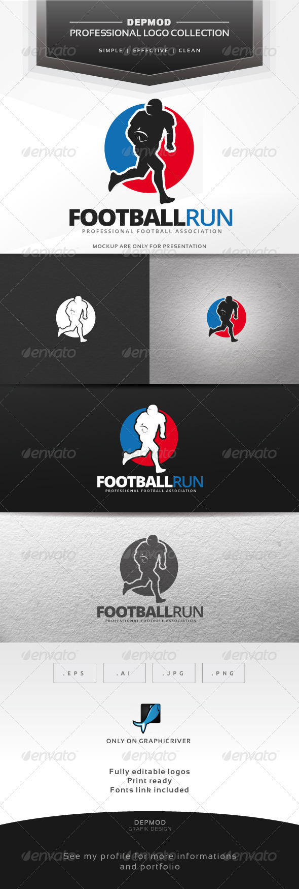 Football Run Logo