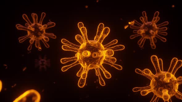 SARS-CoV-2 Virions With Spikes On The Outer Edge alt