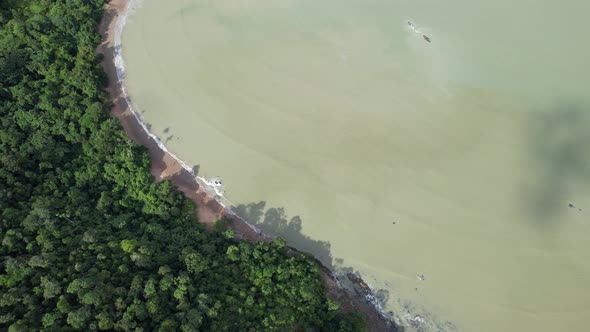 The Beaches at the most southern part of Borneo Island