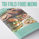 Tri Fold Food Menu - GraphicRiver Item for Sale