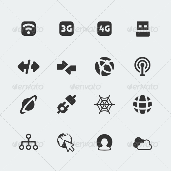Internet and Connection Icons