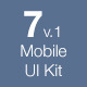 7 v.1 - Mobile UI Kit - GraphicRiver Item for Sale