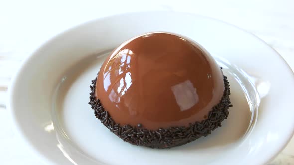 Glazed Dessert with Delicate Flavor