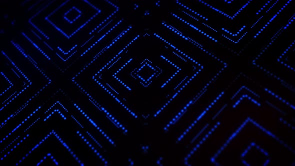 Blue Digital Technology Background