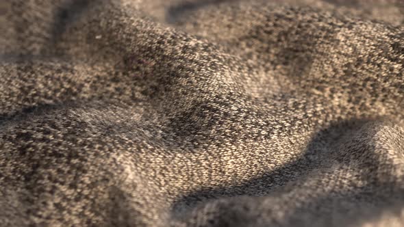 Macro Wool Fabric Slider Shot