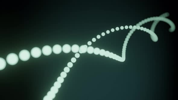 DNA chain video footage. alt