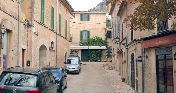 Streets of an Old European City During a Pandemic