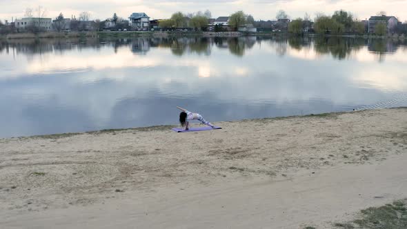 Yoga At Sunset