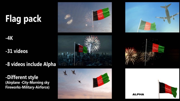 Afghanistan Flag Pack