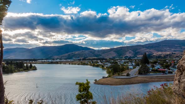 Cromwell in New Zealand timelapse