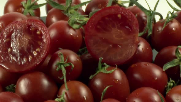 Close And Detailed Shot Pile Of Fresh Tomato 10