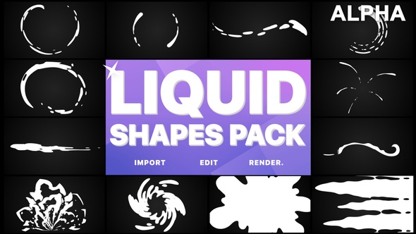Liquid Shapes Pack | Motion Graphics Pack