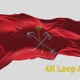 Official Flag Of Saint-Petersburg, Russia 4K Alpha Loop - VideoHive Item for Sale